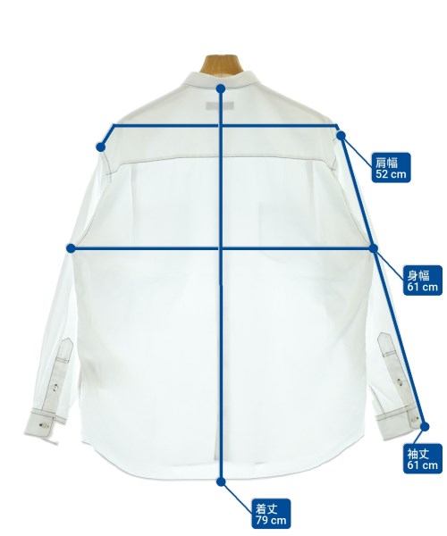 COMME des GARCONS HOMME（コムデギャルソンオム）カジュアルシャツ 白 サイズ:L メンズ/2200682320061