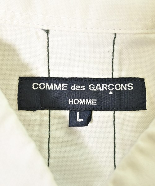 COMME des GARCONS HOMME（コムデギャルソンオム）カジュアルシャツ 白 サイズ:L メンズ/2200682425018