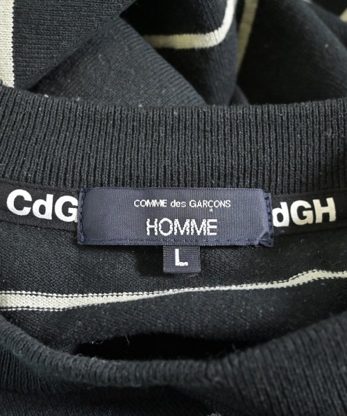 COMME des GARCONS HOMME（コムデギャルソンオム）Tシャツ・カットソー 黒 サイズ:L メンズ/2200682478014