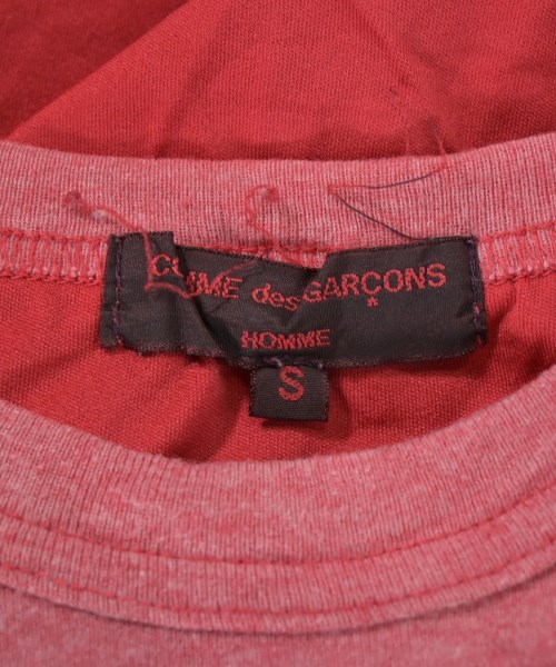 COMME des GARCONS HOMME（コムデギャルソンオム）Tシャツ・カットソー 赤 サイズ:S メンズ/2200676606010