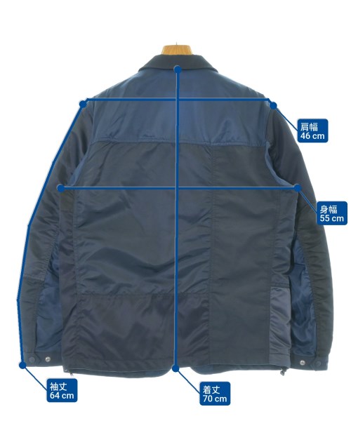COMME des GARCONS HOMME（コムデギャルソンオム）カジュアルジャケット 紺 サイズ:S メンズ/2200682552035