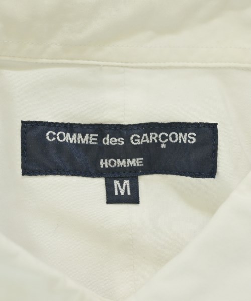 COMME des GARCONS HOMME（コムデギャルソンオム）カジュアルシャツ 白 サイズ:M メンズ/2200682724050
