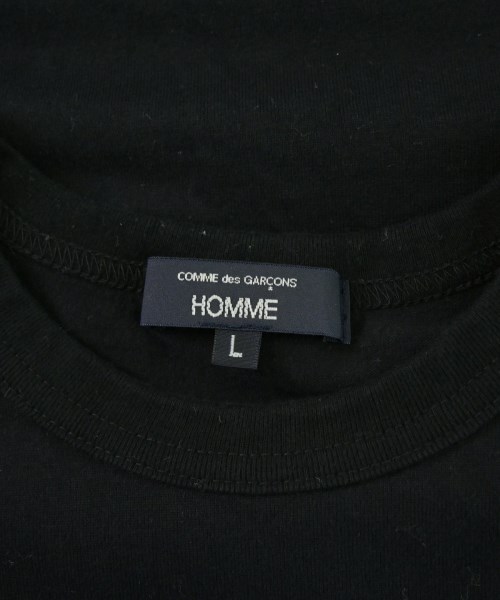 COMME des GARCONS HOMME（コムデギャルソンオム）Tシャツ・カットソー 黒 サイズ:L メンズ/2200683404012