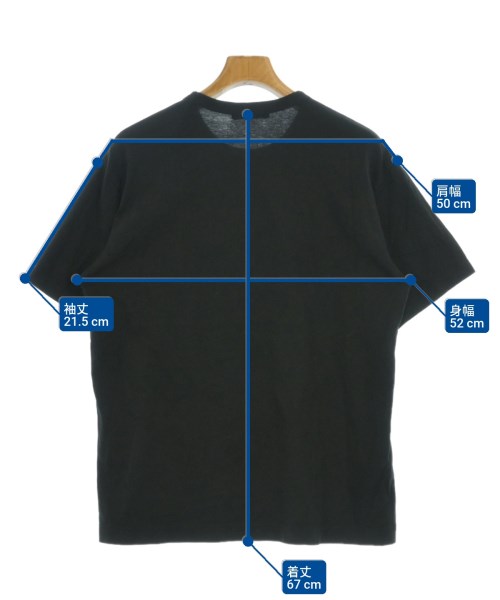 COMME des GARCONS HOMME（コムデギャルソンオム）Tシャツ・カットソー 黒 サイズ:1(S位) メンズ/2200679774037