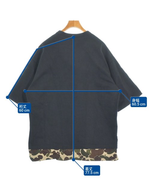 COMME des GARCONS HOMME（コムデギャルソンオム）Tシャツ・カットソー 黒 サイズ:M メンズ/2200683628234