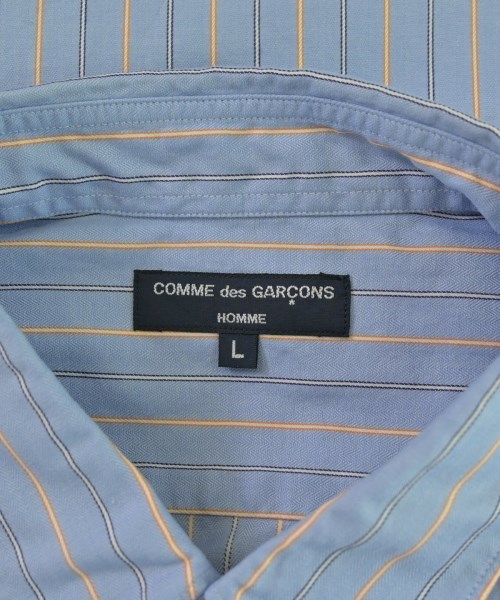 COMME des GARCONS HOMME（コムデギャルソンオム）カジュアルシャツ 青 サイズ:L メンズ/2200680936028