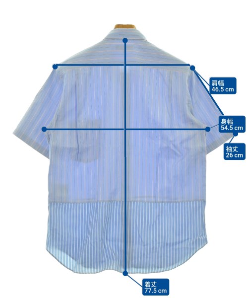 COMME des GARCONS HOMME（コムデギャルソンオム）カジュアルシャツ 青 サイズ:L メンズ/2200680936028