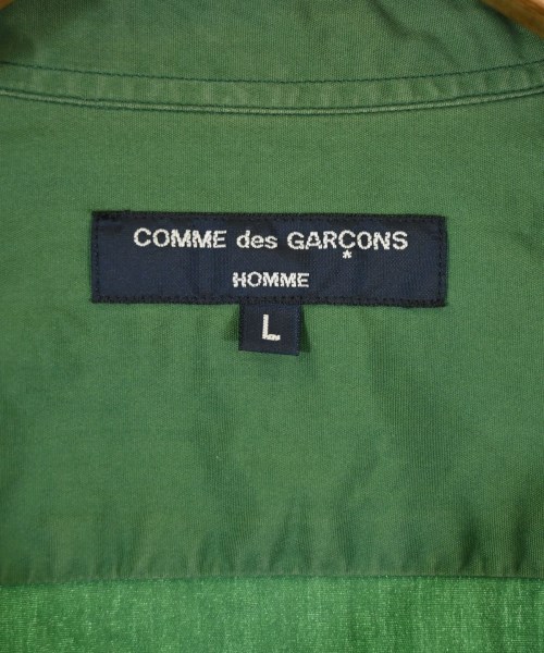 COMME des GARCONS HOMME（コムデギャルソンオム）カジュアルシャツ 緑 サイズ:L メンズ/2200684697321