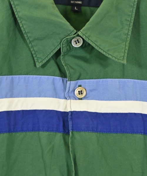 COMME des GARCONS HOMME（コムデギャルソンオム）カジュアルシャツ 緑 サイズ:L メンズ/2200684697321