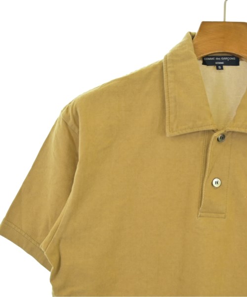 COMME des GARCONS HOMME（コムデギャルソンオム）ポロシャツ ベージュ サイズ:S メンズ/2200680930026