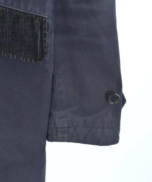 COMME des GARCONS HOMME（コムデギャルソンオム）ステンカラーコート 紺 サイズ:S メンズ/2200686552031