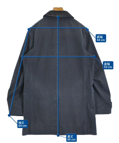 COMME des GARCONS HOMME（コムデギャルソンオム）ステンカラーコート 紺 サイズ:S メンズ/2200686552031