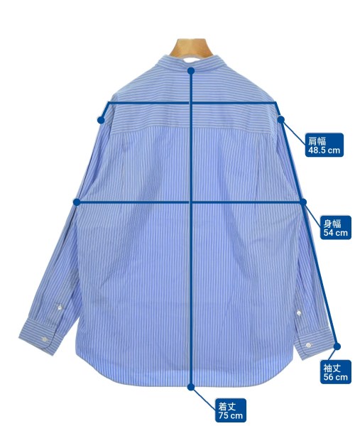 COMME des GARCONS HOMME（コムデギャルソンオム）カジュアルシャツ 青 サイズ:XS メンズ/2200684339016