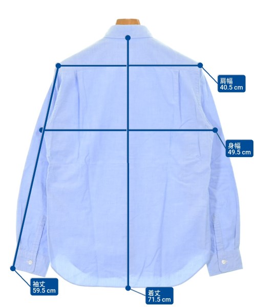 COMME des GARCONS HOMME（コムデギャルソンオム）カジュアルシャツ 青 サイズ:S メンズ/2200690291018