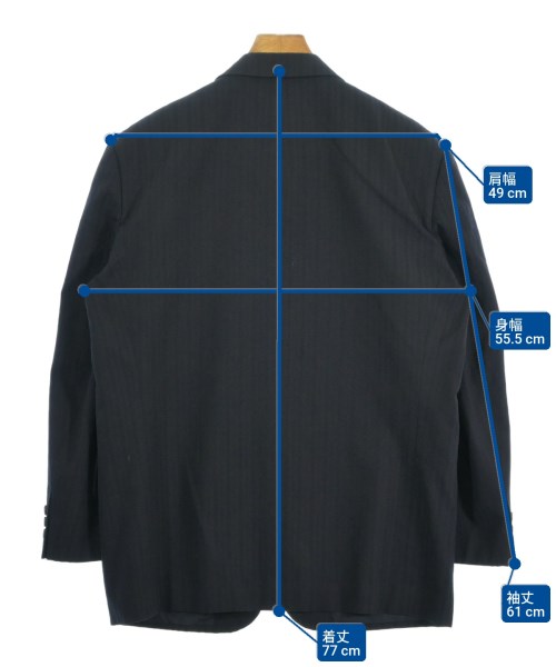 COMME des GARCONS HOMME（コムデギャルソンオム）テーラードジャケット 紺 サイズ:M メンズ/2200690537017