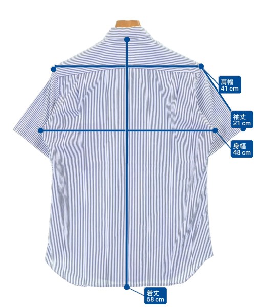 COMME des GARCONS HOMME（コムデギャルソンオム）カジュアルシャツ 青 サイズ:SS メンズ/2200679540090