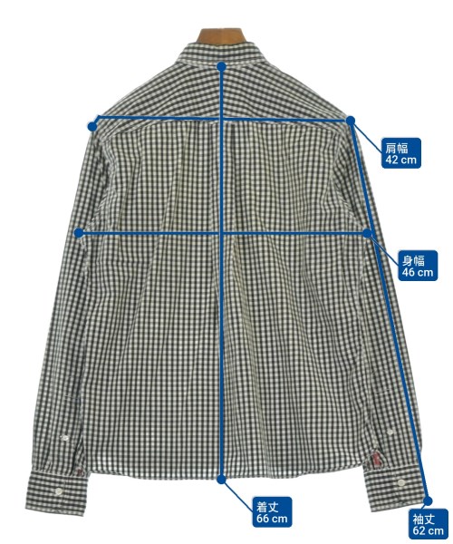COMME des GARCONS HOMME（コムデギャルソンオム）カジュアルシャツ 黒 サイズ:M メンズ/2200690832037
