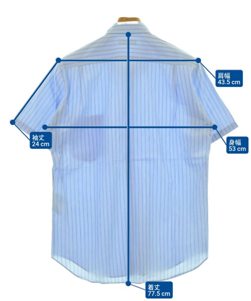 COMME des GARCONS HOMME（コムデギャルソンオム）カジュアルシャツ 青 サイズ:S メンズ/2200690867022