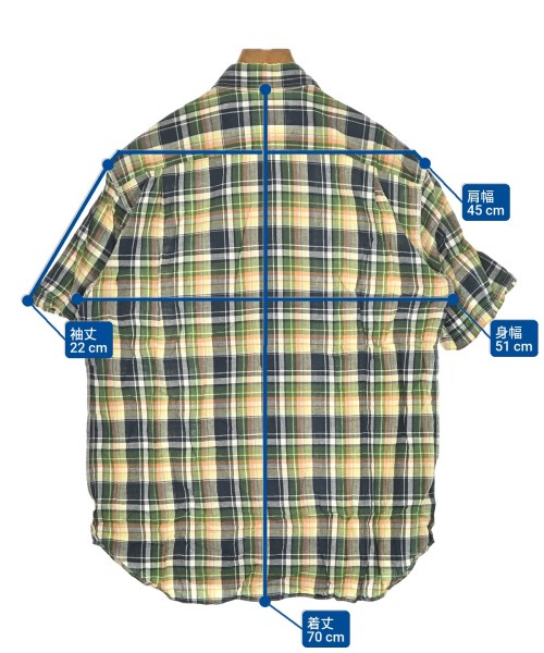 COMME des GARCONS HOMME（コムデギャルソンオム）カジュアルシャツ 緑 サイズ:S メンズ/2200686418078