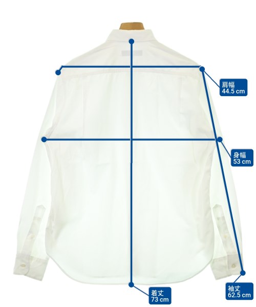COMME des GARCONS HOMME（コムデギャルソンオム）カジュアルシャツ 白 サイズ:S メンズ/2200691339184