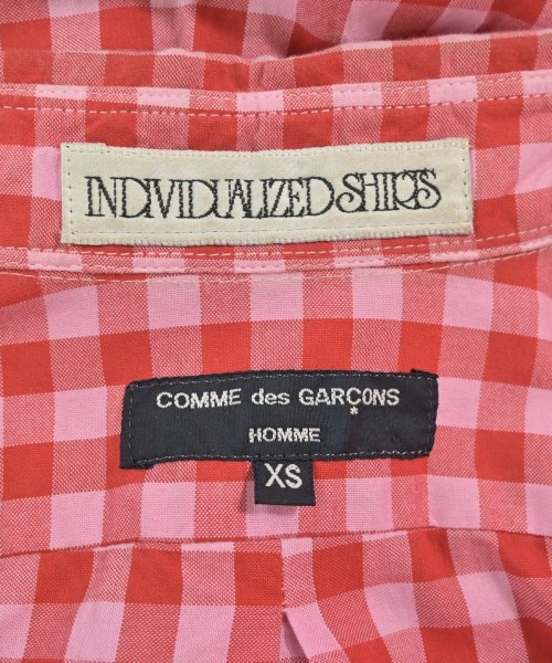 COMME des GARCONS HOMME（コムデギャルソンオム）カジュアルシャツ 赤 サイズ:XS メンズ/2200691339221