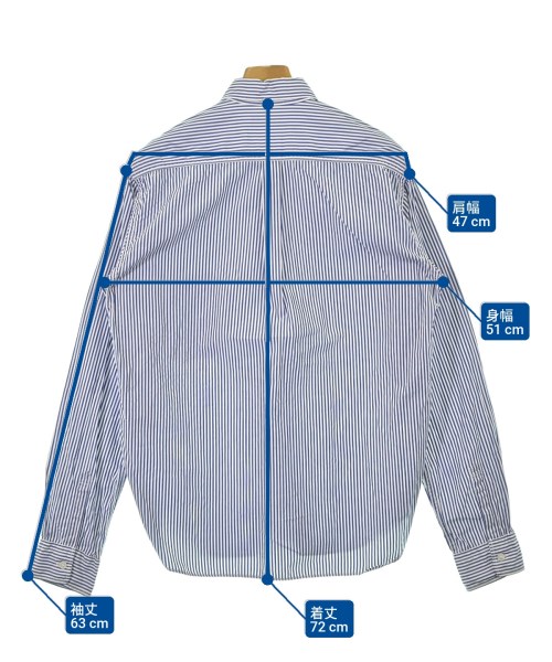 COMME des GARCONS HOMME（コムデギャルソンオム）カジュアルシャツ 白 サイズ:M メンズ/2200691339238