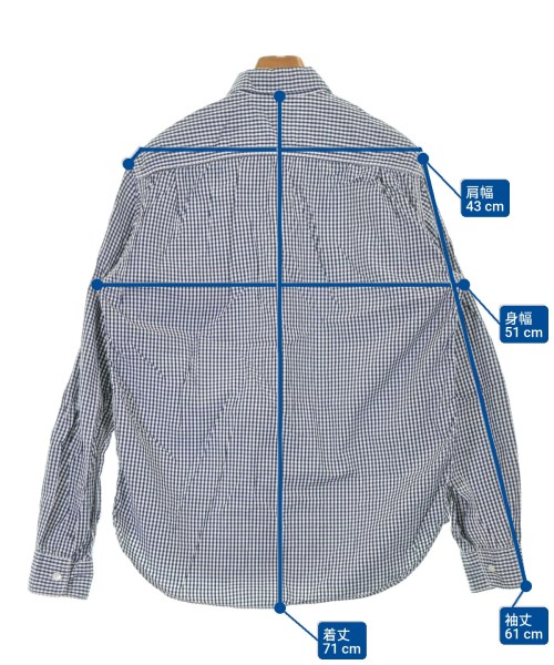 COMME des GARCONS HOMME（コムデギャルソンオム）カジュアルシャツ 紺 サイズ:S メンズ/2200686759188