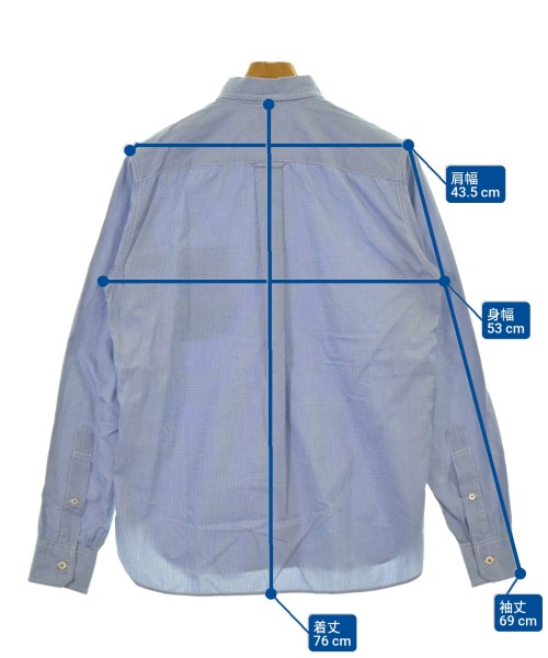 COMME des GARCONS HOMME（コムデギャルソンオム）カジュアルシャツ 青 サイズ:S メンズ/2200685200063