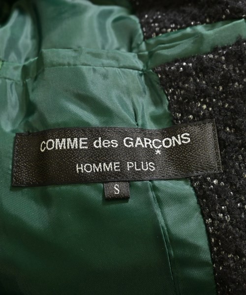 COMME des GARCONS HOMME PLUS（コムデギャルソンオムプリュス）カジュアルジャケット 黒 サイズ:S メンズ/2200309863032
