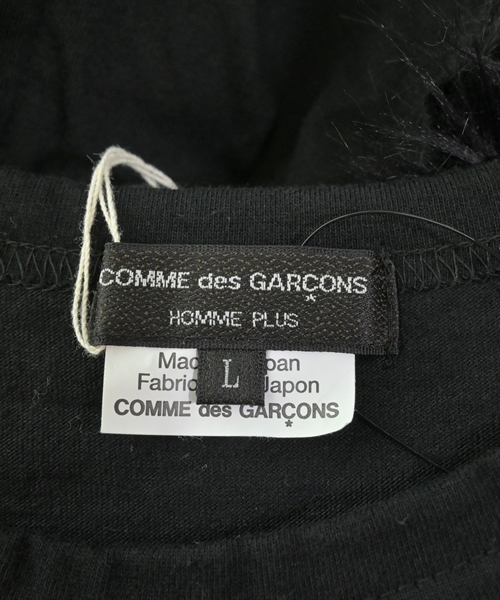 COMME des GARCONS HOMME PLUS（コムデギャルソンオムプリュス）Tシャツ・カットソー 黒 サイズ:L メンズ/2200431794129