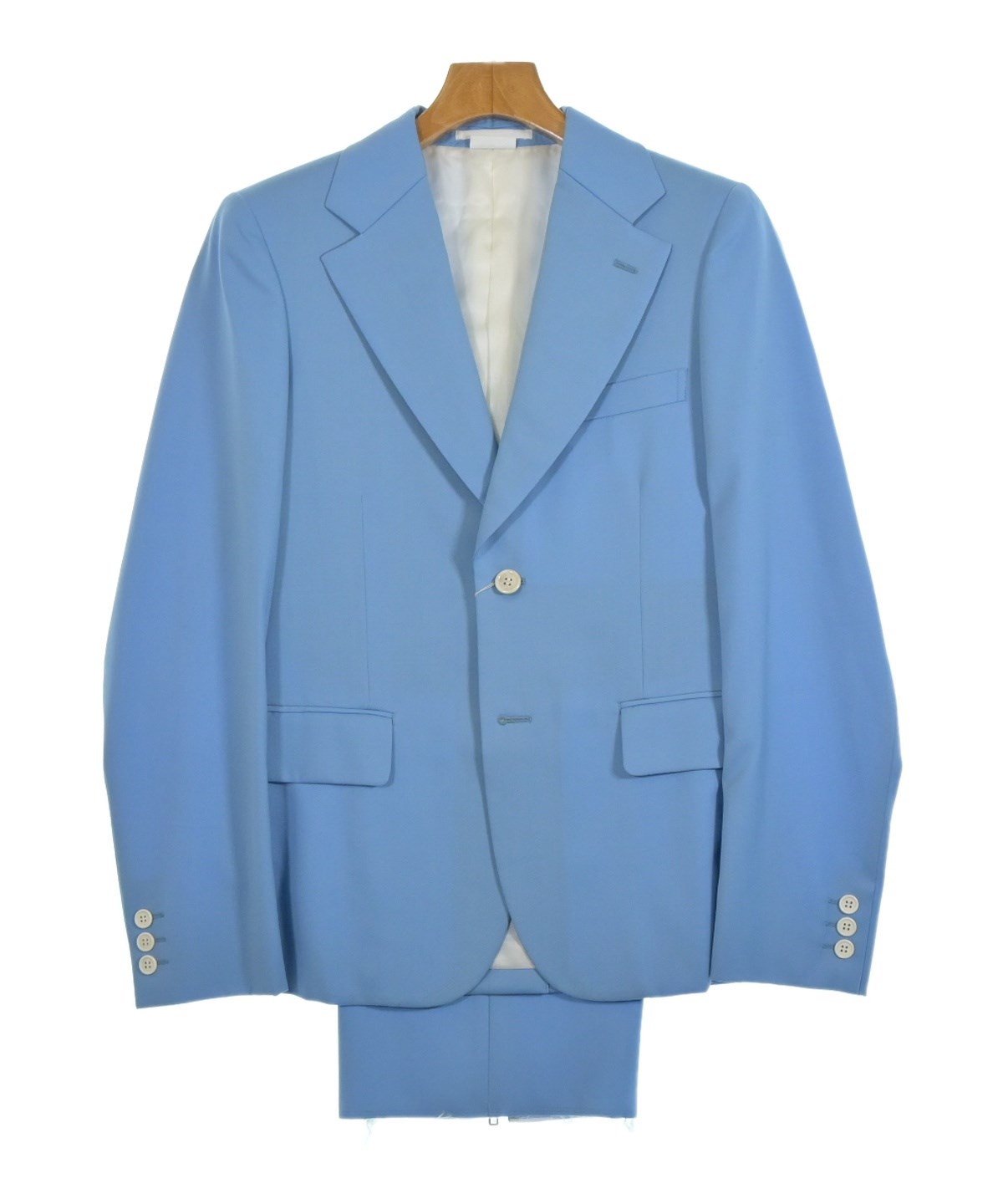 26ssコムデギャルソンオムプリュス テーラードジャケット 水色 サイズXS COMME des GARCONS HOMME PLUS（コムデギャルソンオムプリュス