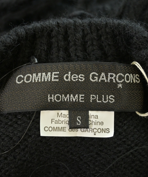 COMME des GARCONS HOMME PLUS（コムデギャルソンオムプリュス）ニット・セーター 黒 サイズ:S メンズ/2200435396060