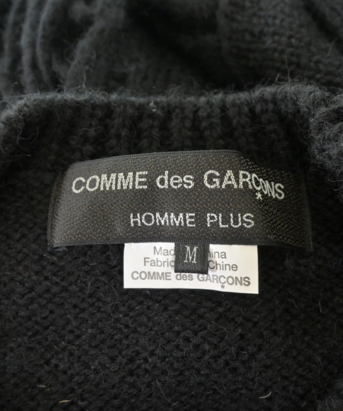 COMME des GARCONS HOMME PLUS（コムデギャルソンオムプリュス）ニット・セーター 黒 サイズ:M メンズ/2200436121098