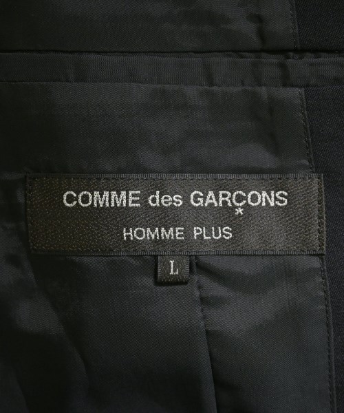 COMME des GARCONS HOMME PLUS（コムデギャルソンオムプリュス）カジュアルジャケット 黒 サイズ:L メンズ/2200483609020