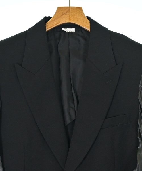 COMME des GARCONS HOMME PLUS（コムデギャルソンオムプリュス）カジュアルジャケット 黒 サイズ:L メンズ/2200483609020