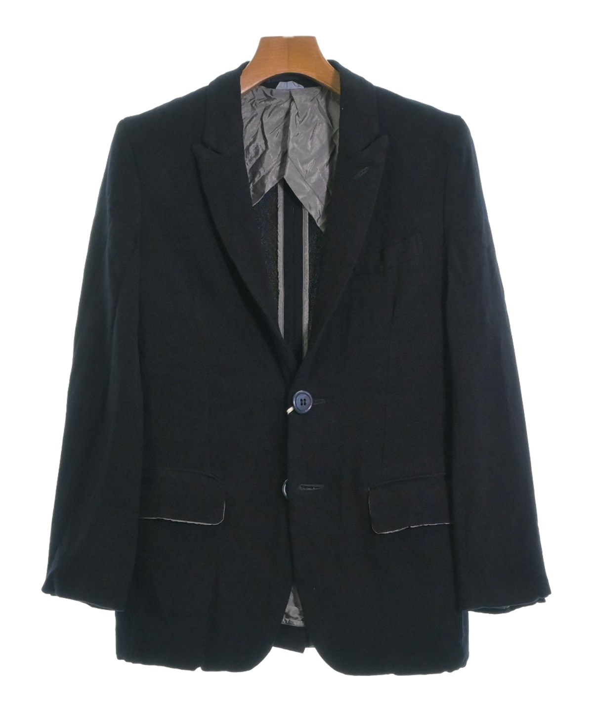 田中期　コムデギャルソンオム　ジャケット　黒　メンズL 中古・古着通販】COMME des GARCONS HOMME PLUS
