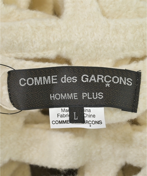 COMME des GARCONS HOMME PLUS（コムデギャルソンオムプリュス）ニット・セーター 白 サイズ:L メンズ/2200552954013