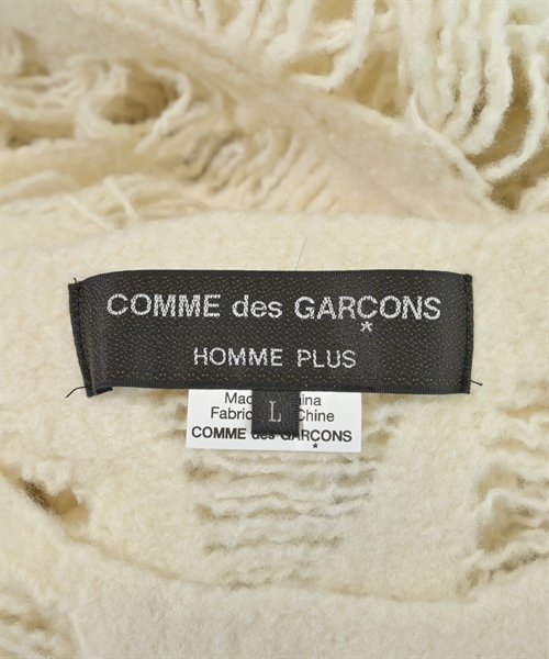 COMME des GARCONS HOMME PLUS（コムデギャルソンオムプリュス）ニット・セーター 白 サイズ:L メンズ/2200552954037