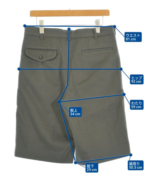 COMME des GARCONS HOMME PLUS（コムデギャルソンオムプリュス）ショートパンツ カーキ サイズ:S メンズ/2200636384026