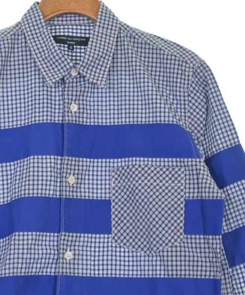 COMME des GARCONS HOMME（コムデギャルソンオム）カジュアルシャツ 青 サイズ:S メンズ/2200621406160