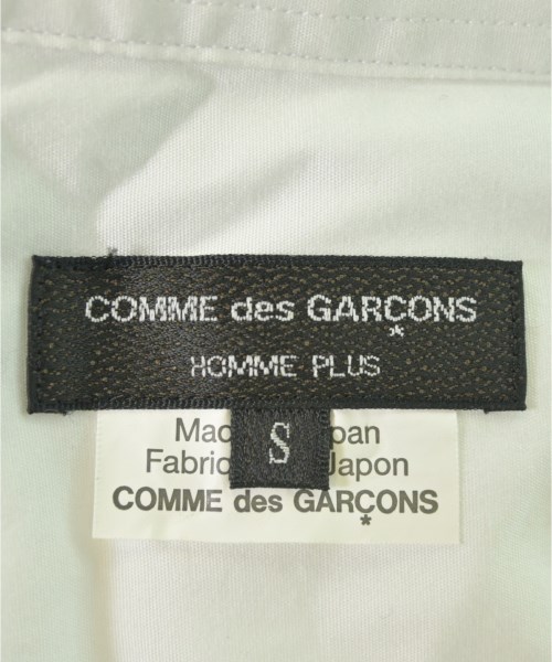 COMME des GARCONS HOMME PLUS（コムデギャルソンオムプリュス）カジュアルシャツ 白 サイズ:S メンズ/2200623760093
