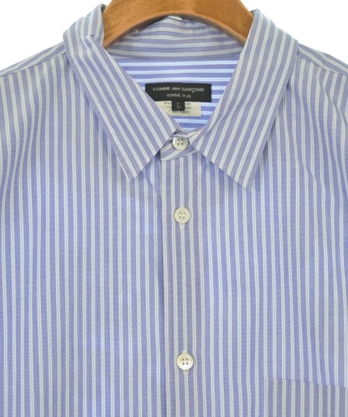 COMME des GARCONS HOMME PLUS（コムデギャルソンオムプリュス）カジュアルシャツ 青 サイズ:L メンズ/2200637191098
