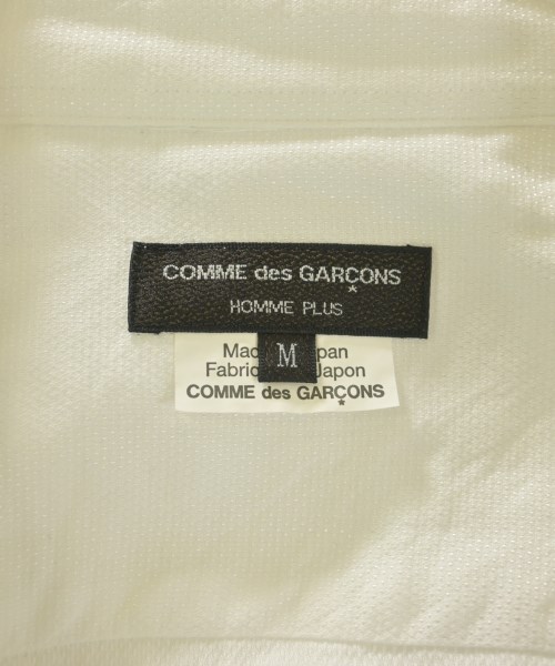 COMME des GARCONS HOMME PLUS（コムデギャルソンオムプリュス）カジュアルシャツ 白 サイズ:M メンズ/2200638205039