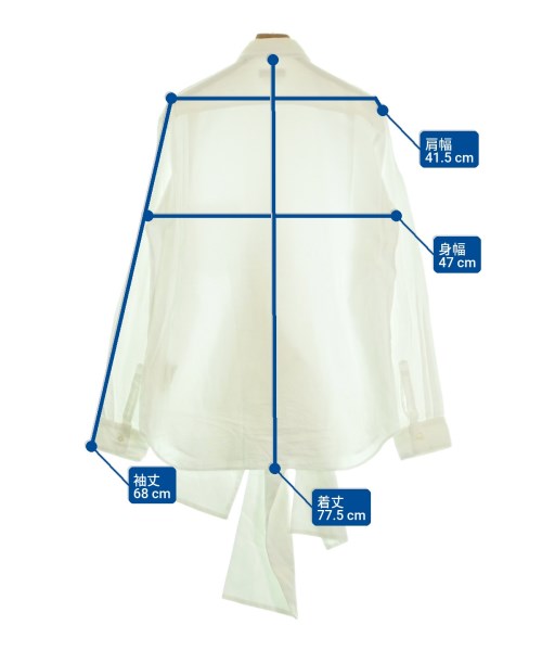 COMME des GARCONS HOMME PLUS（コムデギャルソンオムプリュス）カジュアルシャツ 白 サイズ:M メンズ/2200638205039