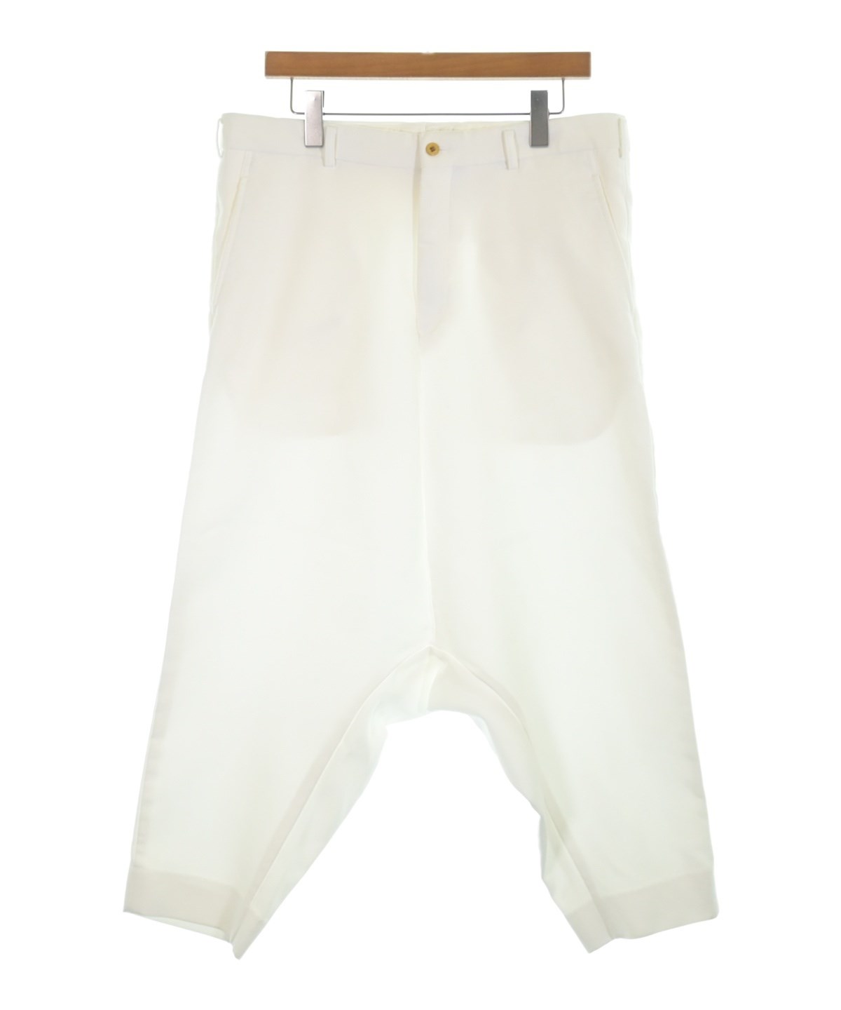 COMME des GARCONS　HOMME PLUS サルエルパンツ白色 COMME des GARCONS HOMME PLUS サルエルパンツ白色 パンツ