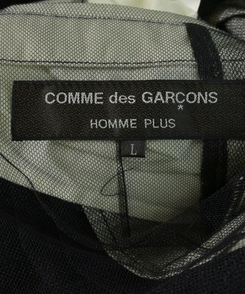 COMME des GARCONS HOMME PLUS（コムデギャルソンオムプリュス）カジュアルジャケット 黒 サイズ:L メンズ/2200636280236