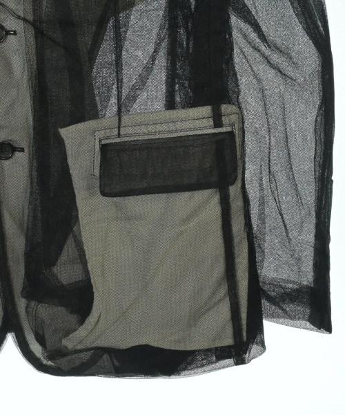 COMME des GARCONS HOMME PLUS（コムデギャルソンオムプリュス）カジュアルジャケット 黒 サイズ:L メンズ/2200636280236