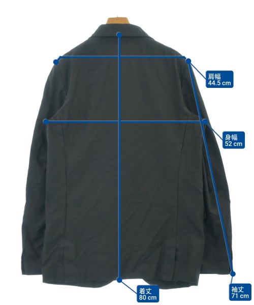 COMME des GARCONS HOMME PLUS（コムデギャルソンオムプリュス）カジュアルジャケット 黒 サイズ:L メンズ/2200636280342
