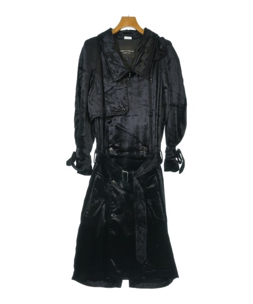 COMME des GARCONS HOMME PLUS(コムデギャルソンオムプリュス)トレンチコート 黒 サイズ:XS/2200638486018