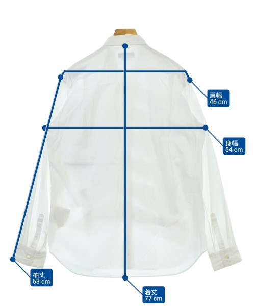 COMME des GARCONS HOMME PLUS（コムデギャルソンオムプリュス）カジュアルシャツ 白 サイズ:M メンズ/2200638486063